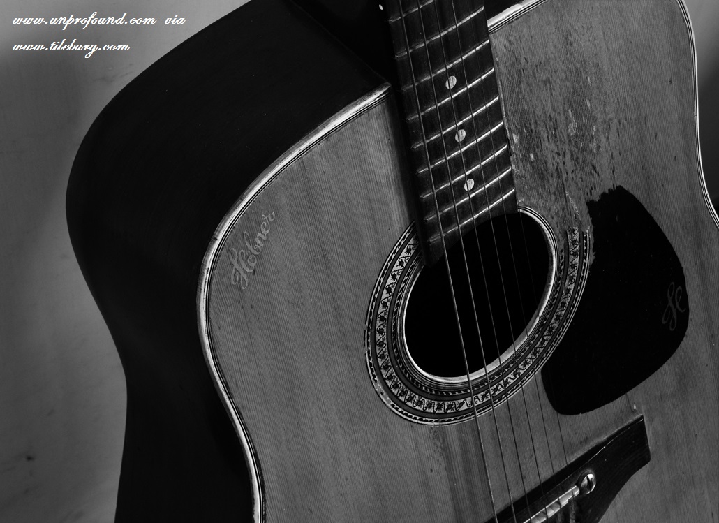 Arty photo of guitar