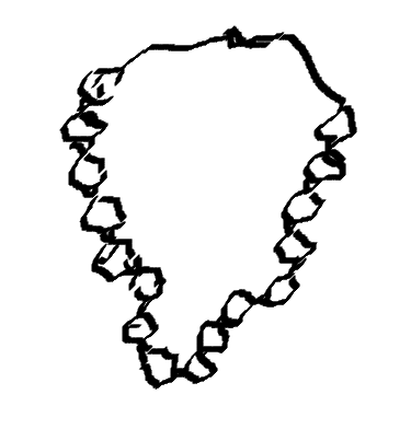A necklace of diamonds